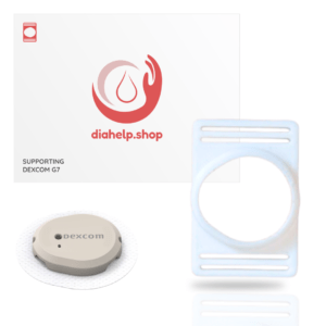 Diahelp Adhesive-Free Protective Cover for Dexcom G7 Sensor